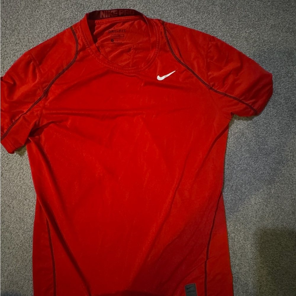 Nike Dri-FIT Red Performance Tee
